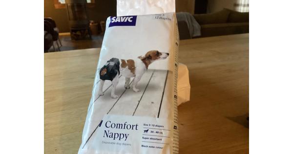 Honden luiers 2 pakken, maat 3