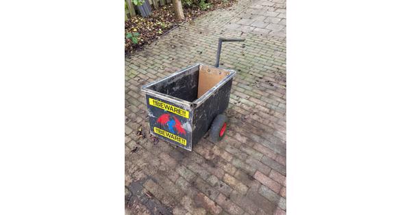 Aluminium fietskar. Voor allerhande gebruik.