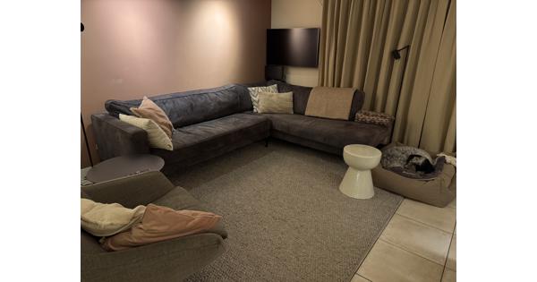 Grote L-vormige zit bank 260 x 230 x 80