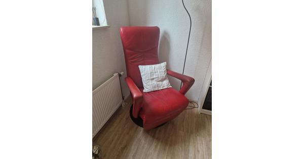 Mooie, luxe rode stoel