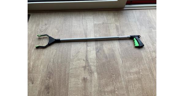 Afvalgrijper 95 cm met herbruikbare en opvouwbare verzamelzak