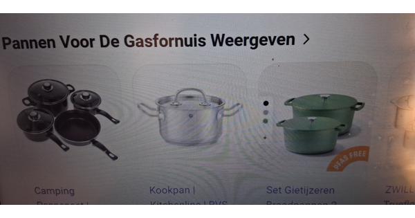 Ruilen kookplaatpannen tegen gasfornuis pannen