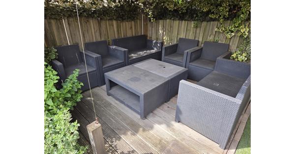 Tuinset met kussens