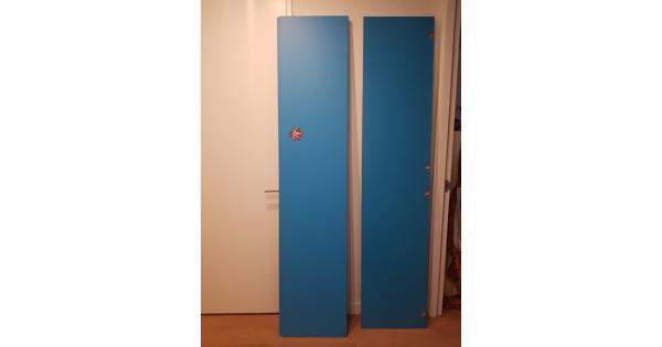 Kastdeuren Ikea Komplement - blauw (2x)