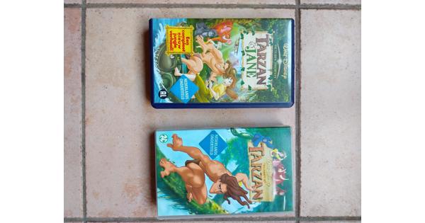  3 videocassettes VHS  en 2  Disney Tarzan 