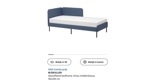 EENPERSOONS BED IKEA BLAKULLEN