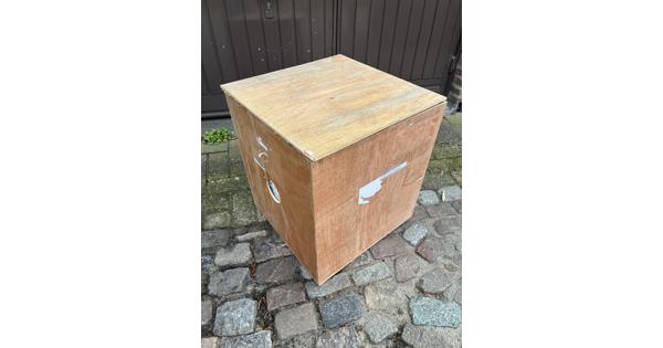 Een houten kist
