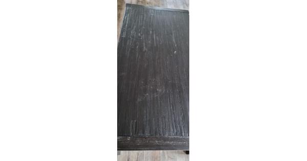 Eettafel De Winckelaer, dark roast, 200x100 cm