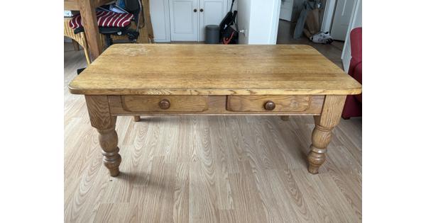 Salontafel hout (l) 120x (b) 70x (h) 50