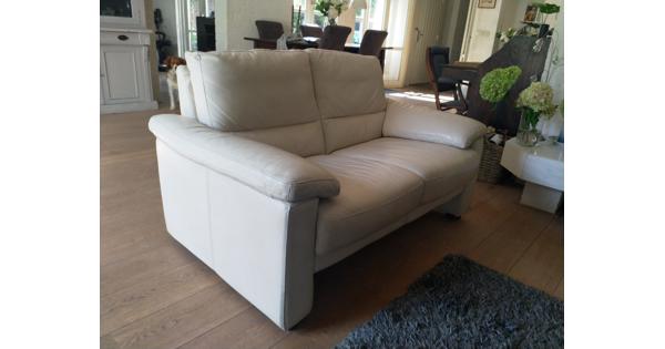 Design leder 2 zits bankje