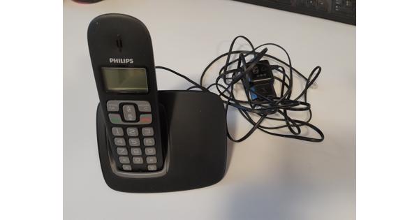 telefoon draadloos zwart grote knoppen