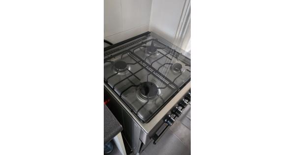 Gasfornuis met electrische oven