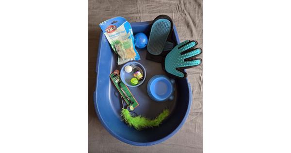 Set benodigdheden kat compleet