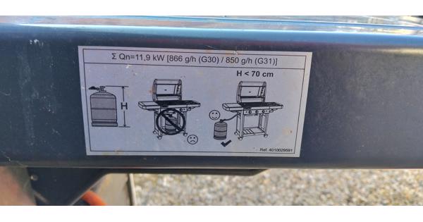 Gebruikte gas BBQ