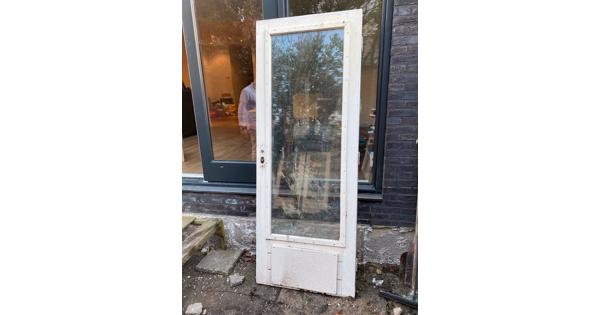 5 hardhout dubbelglas buitendeuren (2x2 plus 1)