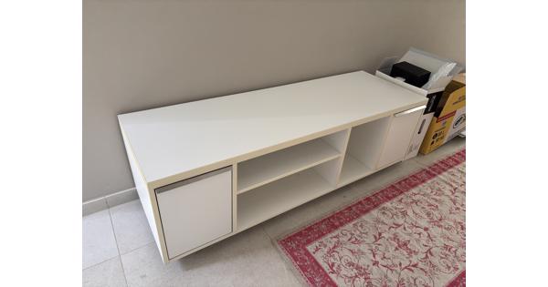 Wit mdf televisiemeubel maatwerk