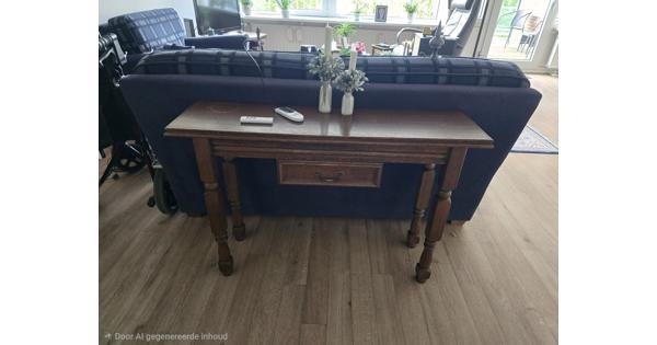 Eikenhouten sidetable