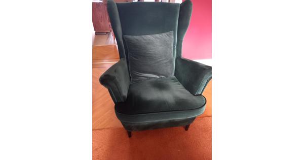 Velours fauteuil- stoel