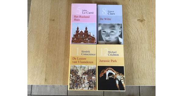4 PRACHTIGE BOEKEN van Romans, Avontuur ,thrillers,enz