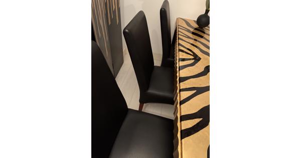 6 eetkamer stoelen afneembaar 