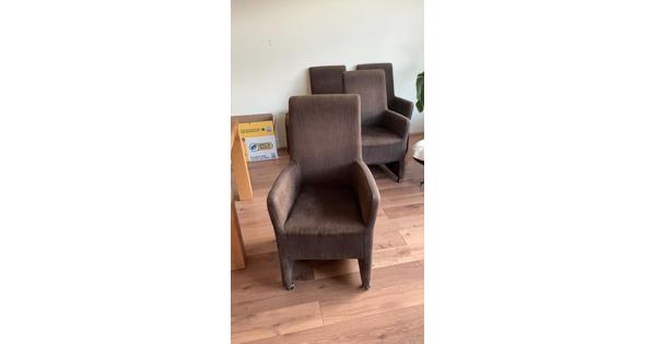 Eetkamerstoelen, vier stuks