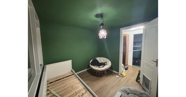 Uittrekbaar bed in wit 1,6/2m