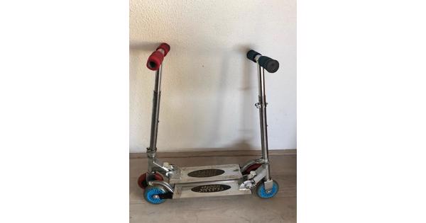 Stepjes roze en blauw