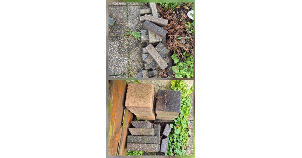 Waaltjes en paar siertegels vierkant