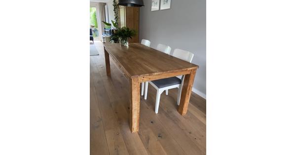 Teakhouten eetkamertafel 200 x 90 cm