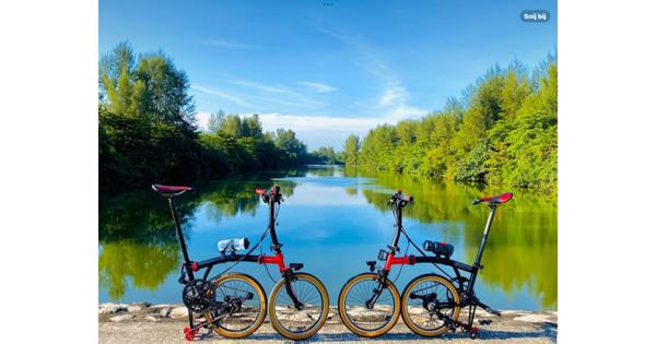 1 of 2 Brompton CHPT 3 Vouwfietsen voor de Boot 