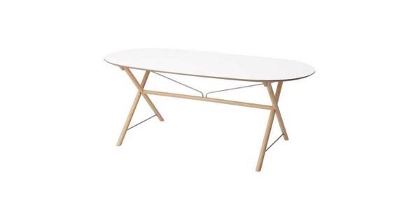 Ovalen IKEA tafel "Dalshult" 