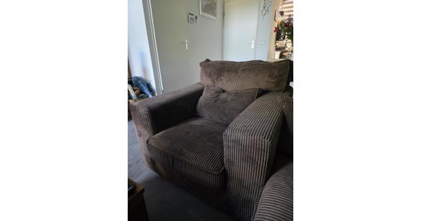 Grote fauteuil ribstof