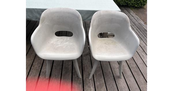 Tuinstoel grijs 6x