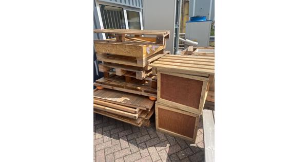 Pallets, Houte kisten, overige hout 