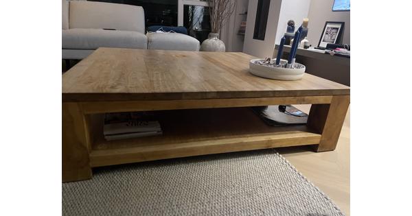Teakhouten salontafel
