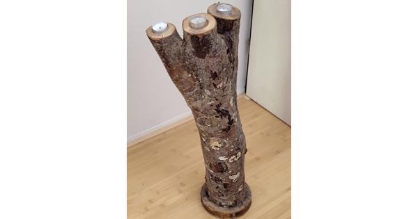 Stam met waxinelichtjes