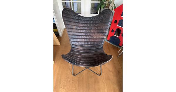  Vlinderstoel leer