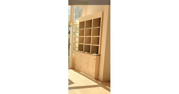 Large white bookcase / storage unit 