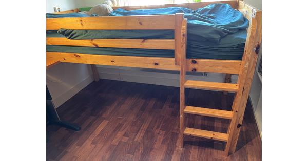 Halfhoogslaper kinderen - halfhoog bed met trap