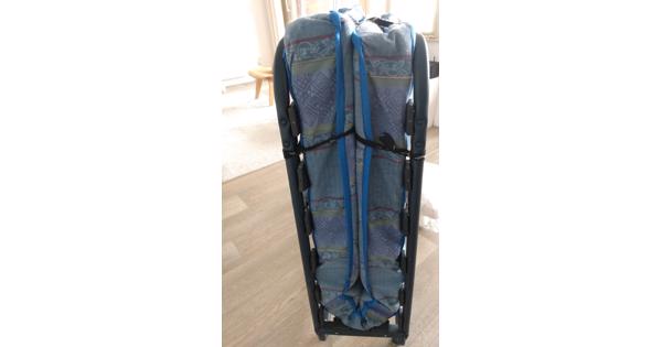 Opklapbaar vouwbed op wieltjes