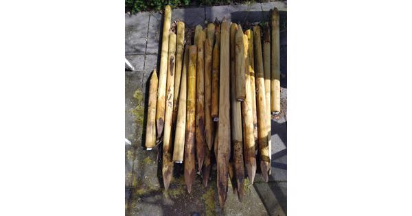 Houten Houder voor voedselplukker Golf Design 12x31,5x2,5cm (1 stuk