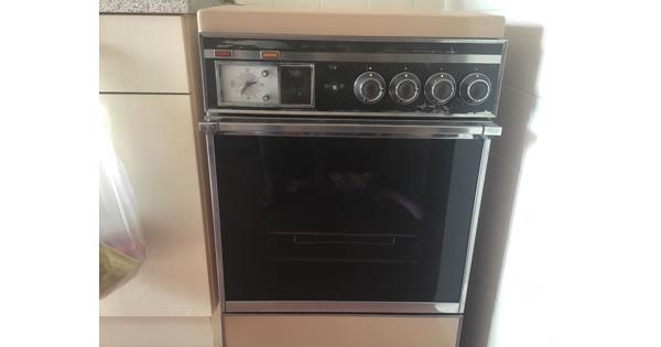 Gasfornuis met elektrische oven 