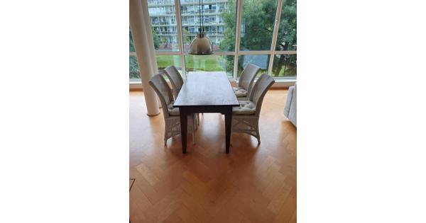 eetkamertafel met 4 stoelen