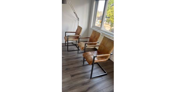 Leren Stoelen voor eetkamer