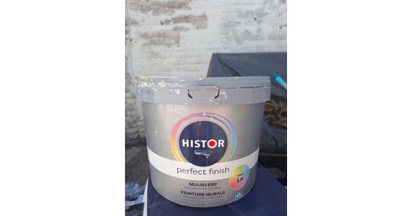 Gratis afhalen pot Histor verf 10L kleur ongerept