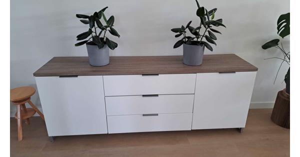 Dressoir wit met truffeleiken
