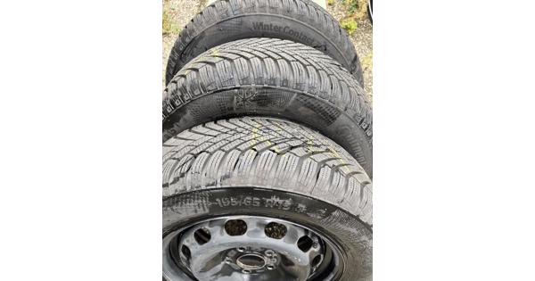 Winterbanden op velg, 3 stuks