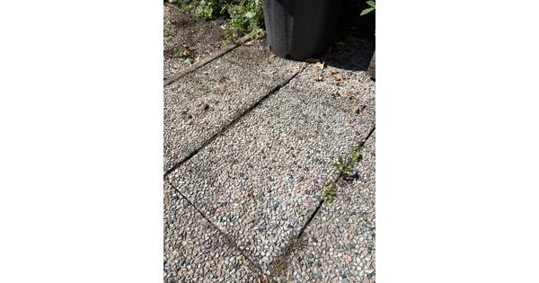 Gratis opvulzand en tegels