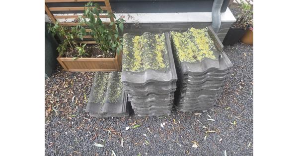 230 dakpannen (beton) af te halen