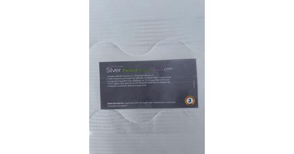 Matras 80x200 Silver Pocket Deluxe Foam Extra